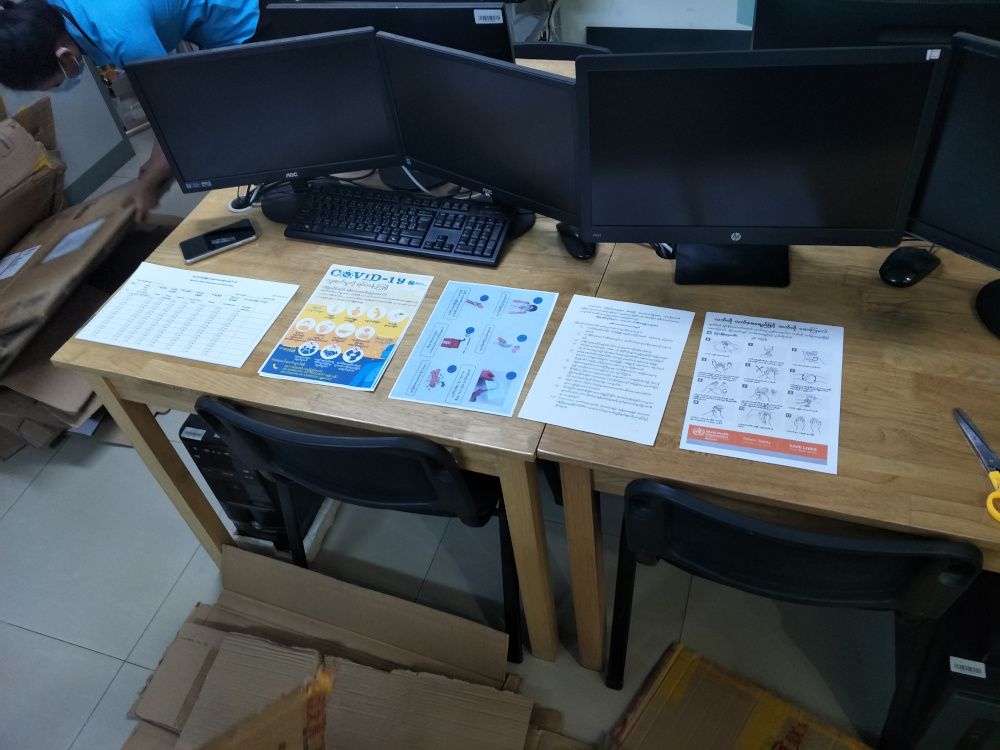 Nisu's office getting ready